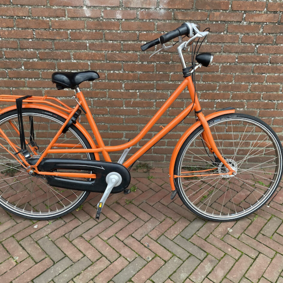 Oranje_fiets_tweedehands_verkoop